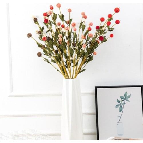 Vivid 1Pc 5 Heads Simulation Flower Realistic Appearance Decoration Portable Anti-fade Long Lasting Fake Flower Home Decor