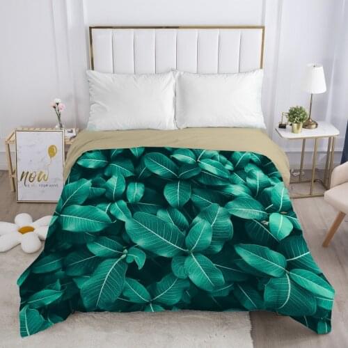 Luxury Duvet cover Quilt/Blanket/Comfortable Case Single Double Queen King Bedding 140x200 240x220 240x260 nordic Dark green
