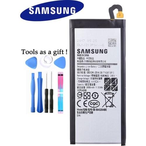 Samsung Original Battery for Samsung Galaxy A5(2017) A520 A520F EB-BA520ABE 3000mAh Replacement Battery