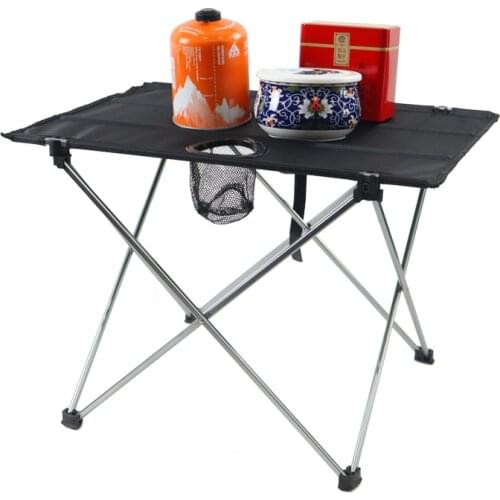 Outdoor Camping Barbecue Folding Table Portable Ultralight Aluminum Alloy Foldable Picnic Desk