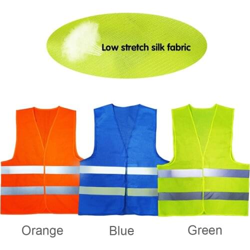 Car Reflective Clothing for Safety Vest Work Visibility Day Night Protective Vest for Running Cycling Traffic Motorcycle Jacket