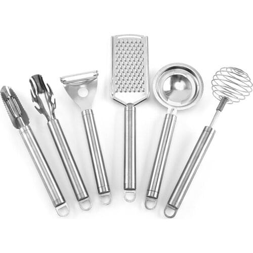 Stainless Steel Vegetables Fruit Grater Peeler Whisk Egg White Separator Starter Fish Scales Kitchen Cooking Tools Accessories