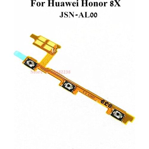 10Pcs/Lot Original Power For Huawei Honor 8X JSN-AL00 Power ON OFF Vulome Side Buttons Flex Cable Replacement parts