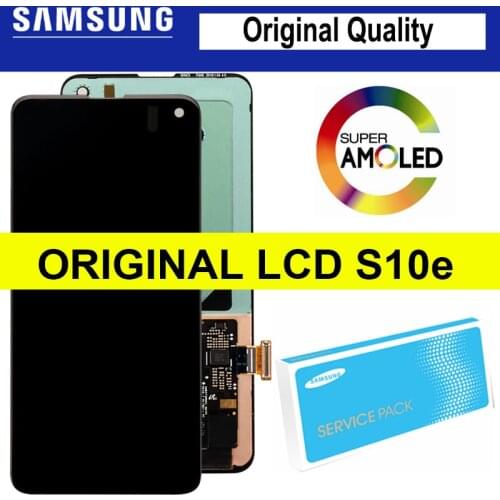 100% Original 2280x1080 LCD for SAMSUNG Galaxy S10E G970F/DS G970U G970W SM-G9700 Display Touch Screen Digitizer Repair Parts