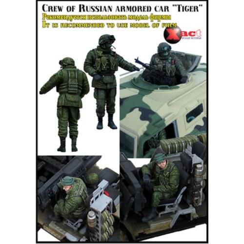 1:35 ratio die-cast resin Russian special forces soldiers 2 figures need to be assembled and colored by themselves