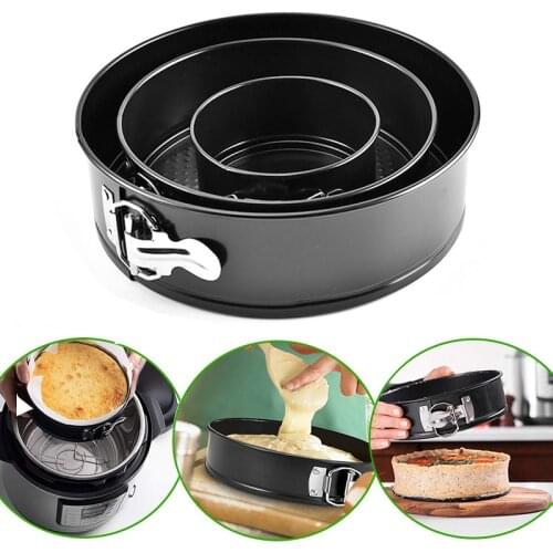 4/7/9Inch Cake Baking Pan Non-Stick Cheesecake Muffin Cake Pans Removable Bottom Mousse Bread Mold Baking Tray Kitchen Tools