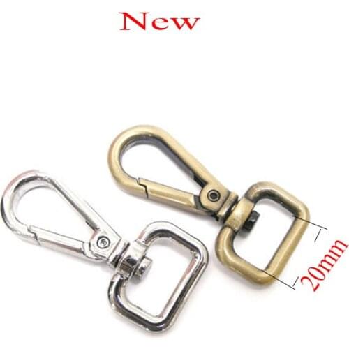 50pcs 20mm (INSIDE) ZINC alloy push gate hook Swivel hook