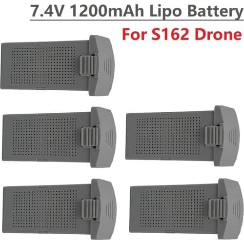 7.4V 1200mAh rechargeable Battery for S162 / S162 PRO RC Drone Battery Original Accessories Spare Parts For S162PRO S162 Drone