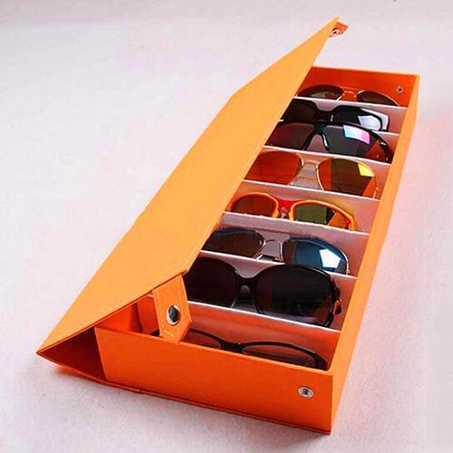 8 Grid Sunglass Glasses Storage Case Eyeglasses Display Glasswear Box Tidy Tool glasses Accessories