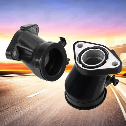 Carb Adapter Motorcycle Carburetor Interface Adapter Rubber Material Intake Pipe 1 Pair For Honda CA250 DD250 DD150