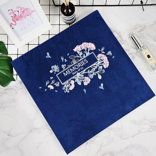 2018 new Creative scalding painting large film covered sticker lovers handmade diy album Baby growth album Family Photo album