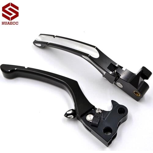Aluminum CNC Black Motorcycle Adjustable Brake Clutch Lever for Harley Sportster XL 883 1200 2004-2013