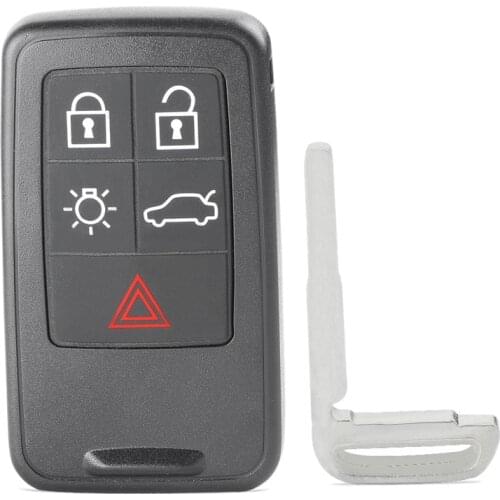 Car 5 Button Smart Remote Key for Volvo XC60 S60 S60L V40 V60 434Mhz KR55WK49264
