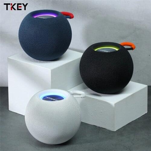 H52 Mini Wireless Speaker Portable Outdoor Speakers Compatible Bluetooth 5.0 Subwoofer 8D Surround Sound IPX6 Waterproof