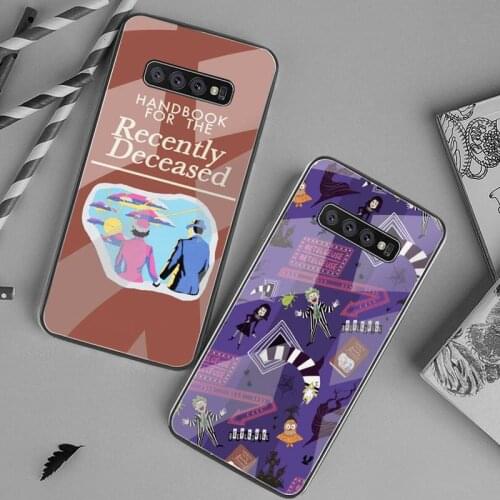 Beetlejuice Handbook Phone Case Tempered Glass For Samsung S20 Plus S7 S8 S9 S10 Plus Note 8 9 10 Plus