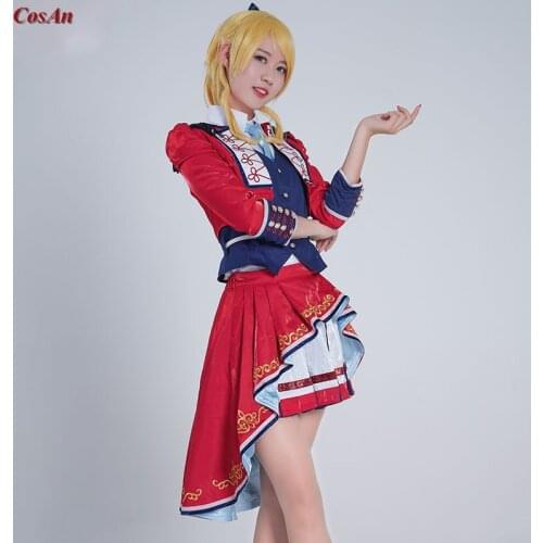 Hot Anime LoveLive Ayase Eli Cosplay Costume μs 9th Anniversary Resurrection Concert Performance Dress Party Role Play Clothing