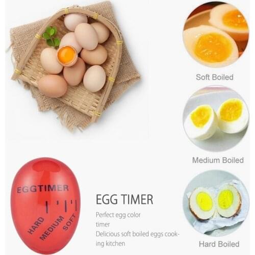 Kitchen Egg Cooking Timer Kitchen Timer Kitchen Helper Boiled with Water Temperature Color Change Egg Perfect Boiled Temperature