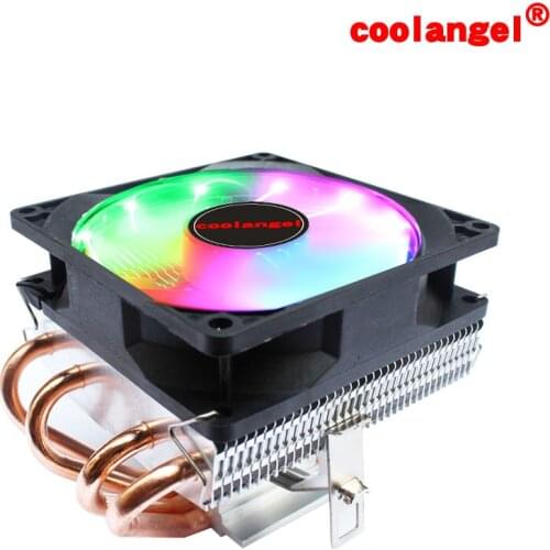 CPU Cooler LED CPU Cooling Fan 4 Copper Tubes Fans PWM Silent CPU Radiator LGA X79 X99 1155 1356 AMD 4Pin CPU Cooling Radiator