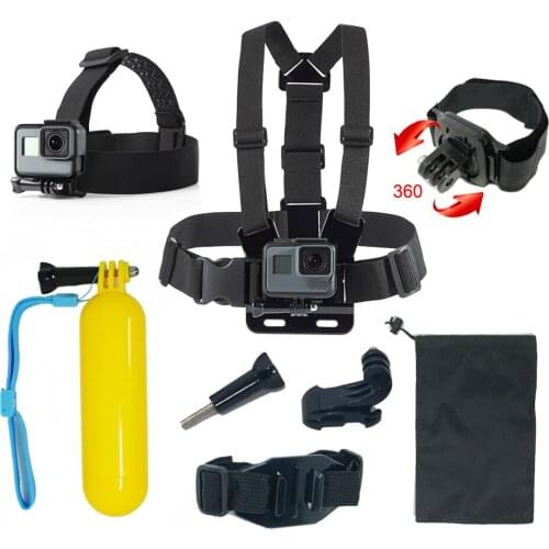 GloryStar Set For Gopro Hero 9 8 7 6 5 4 Accessories For Go Pro Mount For Yi 4k Eken H9R osmo Yi 4K Camera Accessory