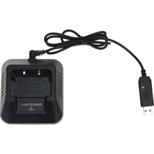 100% Original USB Adapter UV-5R Charger Pofung Two Way Radio UV5R Walkie Talkie Baofeng UV 5R Li-ion Battery Charger Accessories