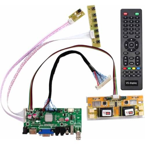HD MI+VGA+2AV+USB+Audio LCD controller board for 19" LTM190M2 1440x900 lcd panel