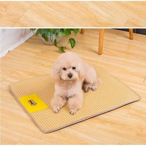 Rattan Absorbent Environment Protect Diaper Mat Waterproof Washable Reusable Training Pad Dog Car Seat Cover Dog Pet Diaper Mat