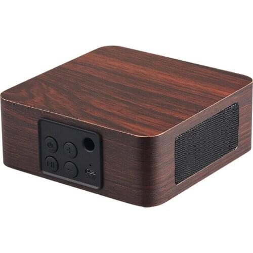Q1A Bluetooth Speaker Wooden Mini Speaker Portable Gift