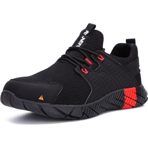 Unisex Work Safety Shoes for Men Sneakers Steel Toe Cap Boots Construction Safety Boots Work Anti-Smashing Indestructible Shoes