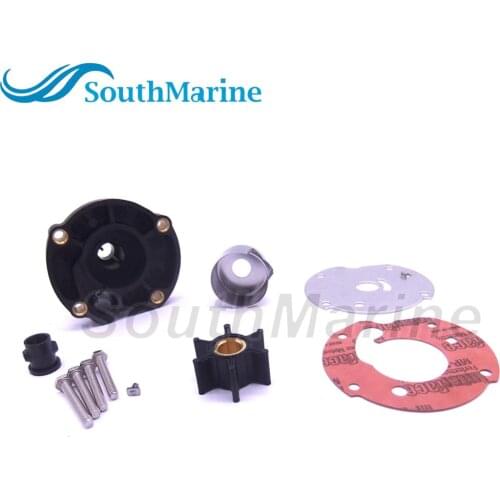 Boat Motor 391391 382797 763758 778166 0391391 0382797 0763758 0778166 Water Pump Repair Kit with Housing for Evinrude Johnson