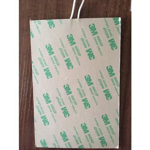 Silicone heating pad heater 220V 1000W 400mmx400mm for 3d printer heat bed 1pcs 3M adhesive backing