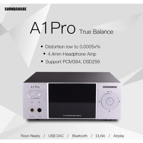 SOUNDAWARE A1 PRO A1PRO True Balance Integrated FPGA AMP DAC Hifi Streaming Music Player with Roon Ready, DLNA, Airplay Support