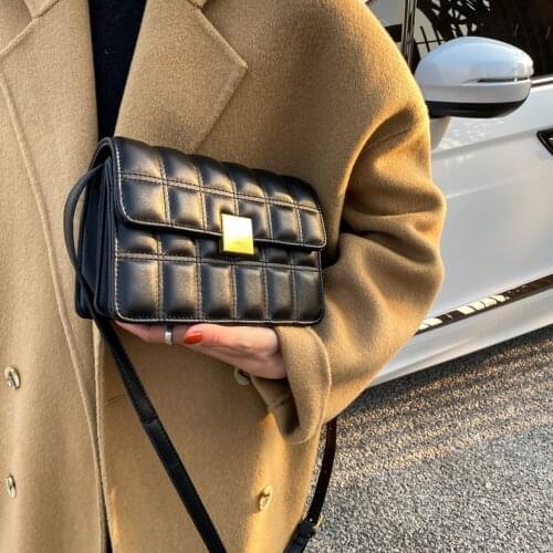 Vintage Square Crossbody Bags for Women Designer Shoulder Bag Luxury Pu Leather Messenger Bag Lady Small Flap Female Purses 2021