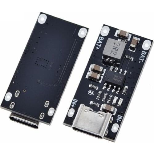 Type C USB Input High Current 3A Polymer Ternary Lithium Battery Quick Fast Charging Board IP2312 CC/CV Mode 5V To 4.2V