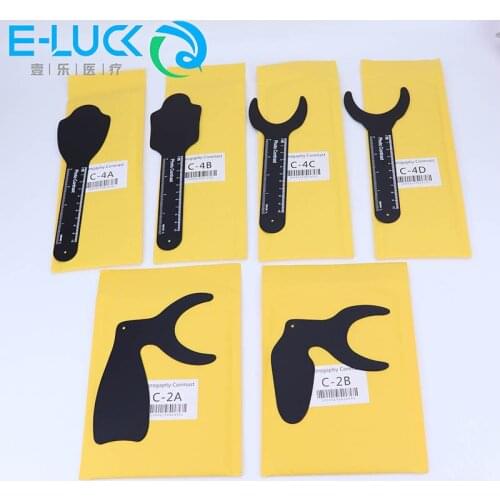 1pcs Dental Photographic Image Contrast Board Oral Orthodontic Cheek Black Plate Contrasters with Scale Mark Autoclavable