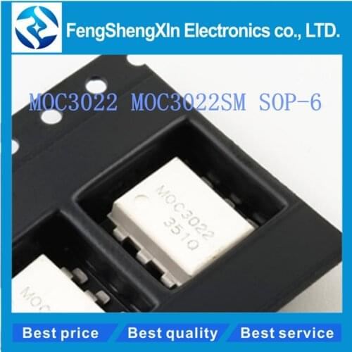 10pcs/lot New MOC3022 MOC3022SR2M MOC3022SM photoelectric coupler SOP-6