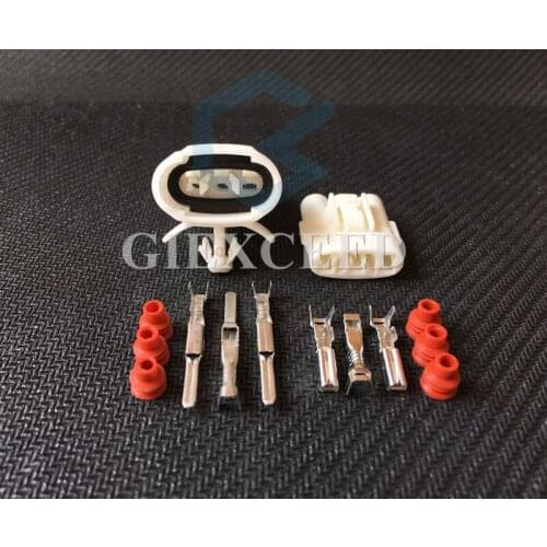 2 Sets 3 Pin 6187-3281 6180-3261 Female And Male Wire Connectors For Honda Turn Socket Electrical Connector Civic Si SiR