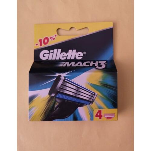 4pcs/pack Mens Safety Razor Blades Face care Shaving blades Manual shaving Cassette for Gillette mach 3