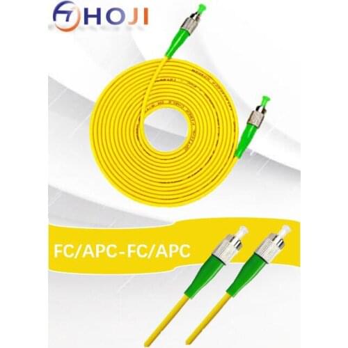 5Pcs/Lot 1M FC/APC-FC/APC Simplex 9/125 SingleMode Fiber Optic Cable Patch Cord Jumper wholesale