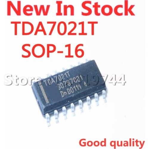 5PCS/LOT TDA7021T TDA7021 SOP-16 single chip FM receiver circuit In Stock NEW original IC