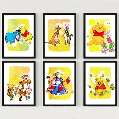 5D Diamond Painting Disney Winnie The Pooh Diamond Embroidery Full Square Round Mosaic Diy Home Decor