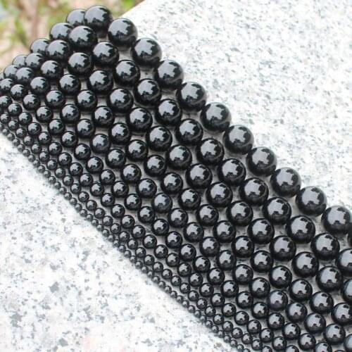 Black agates 4,6,8,10,12,14,16,18,20mm Round Beads 15"/38cm, For DIY Jewelry making ,We provide mixed wholesale for all items