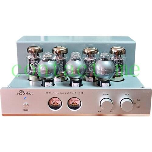 LaoChen KT88-K3 Push-Pull Tube Amplifier，CV181-SE+KT88 Class A handmade Scaffolding amp，output power 45Wx2
