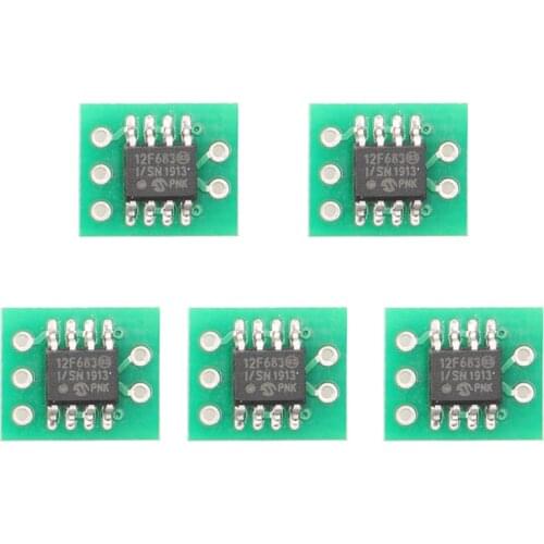 5pcs Electromagnetic Rudder Actuator Conversion Board Receiver Converting Drives Module Size 9*9mm for RC Model Airplane