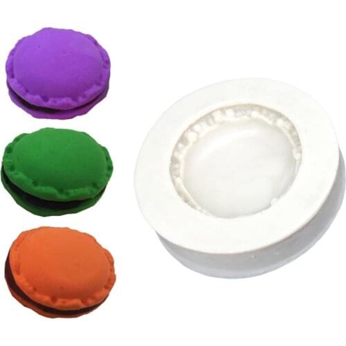 Macaroon Shapes Fondant Cake Decorating Tools,100% Food-Grade Silicone Baking Molds, Silicone Soap Molds