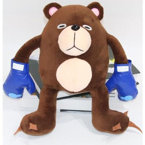 Jujutsu Kaisen Movie Scene Figure Gift Cute Boxing Bear Soft Stuffed Plush Dolls Gift Pillow Puppet Cosplay Gojo Satoru Yuji