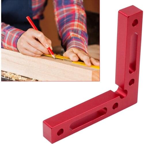 Right Angle L-Shaped Positioning Ruler 90 Degrees Drill Guide Hole Locator Doweling Hole Tools fit for DIY Carpenter Tools