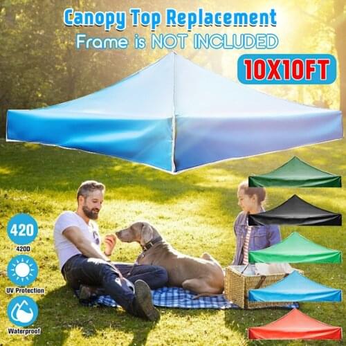 New Waterproof Top Cover Replacement Gazebo Canopy Roof Sunshade Outdoor Cover Sunshade Patio Pavilion Cover