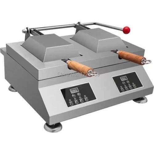 New arrival best 220v factory price automatic fry dumpling machine/ gyoza fried pan for restaurant