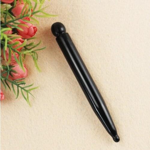 10 Pcs natural basalt bian stone massage stick beauty massage wands for acupuncture body meridian point acupoint core treatment