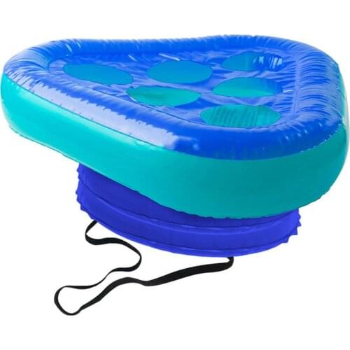 Swimming Pool Floating Beverage Bar PVC Floating Cup Drink Tray Holder Floats Mobile Cup Saucer For Swimming Pool Water Party